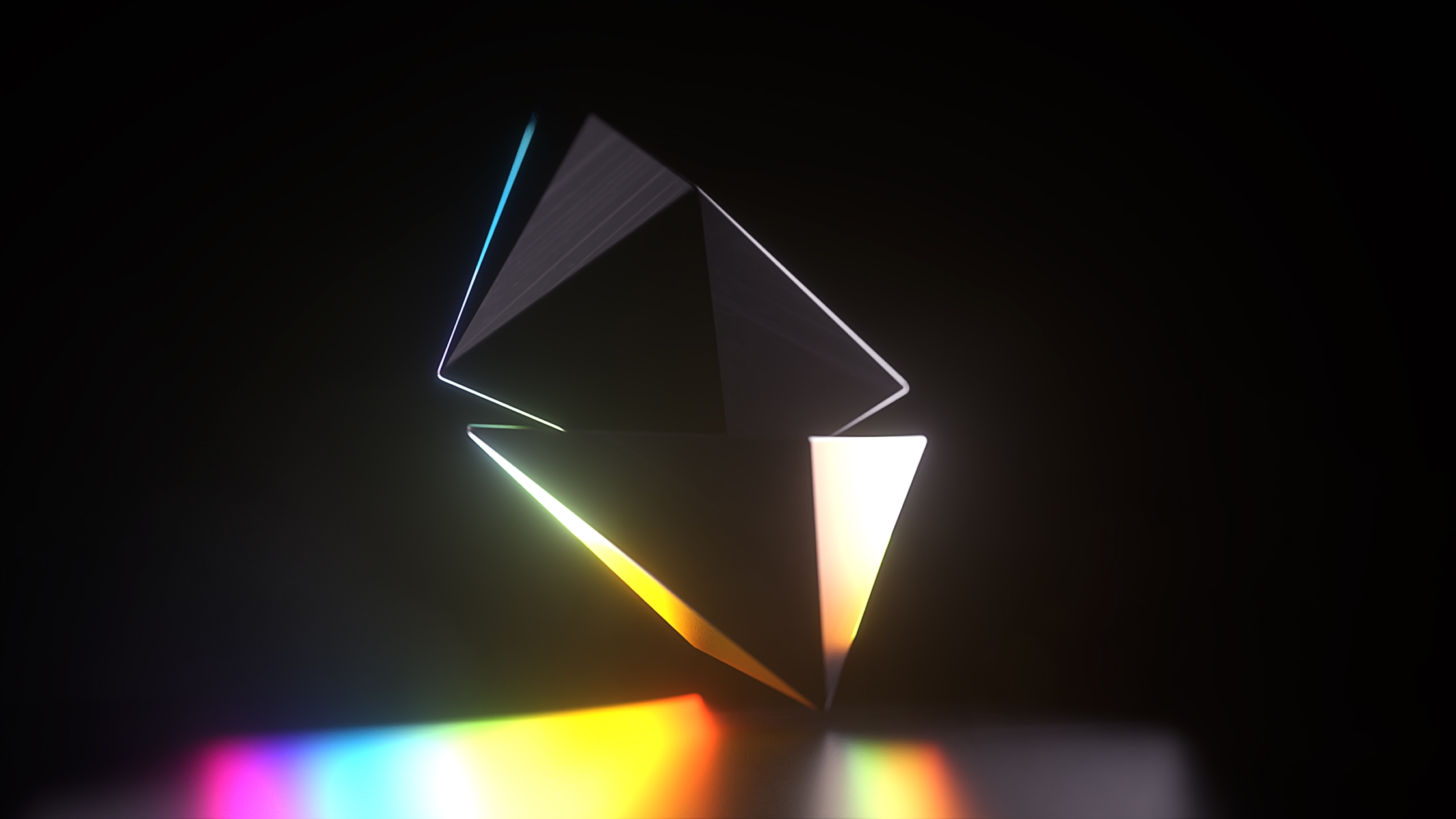 Corporations black 3D gem